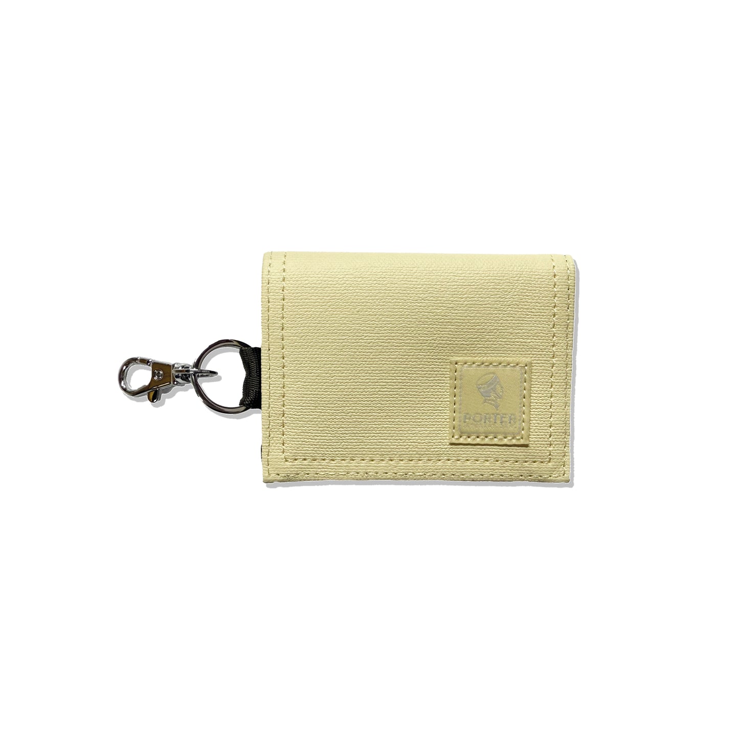 PORTER INTERNATIONAL Catch Coin Case Yellow coin pouch key ring compact wallet everyday carry accessory