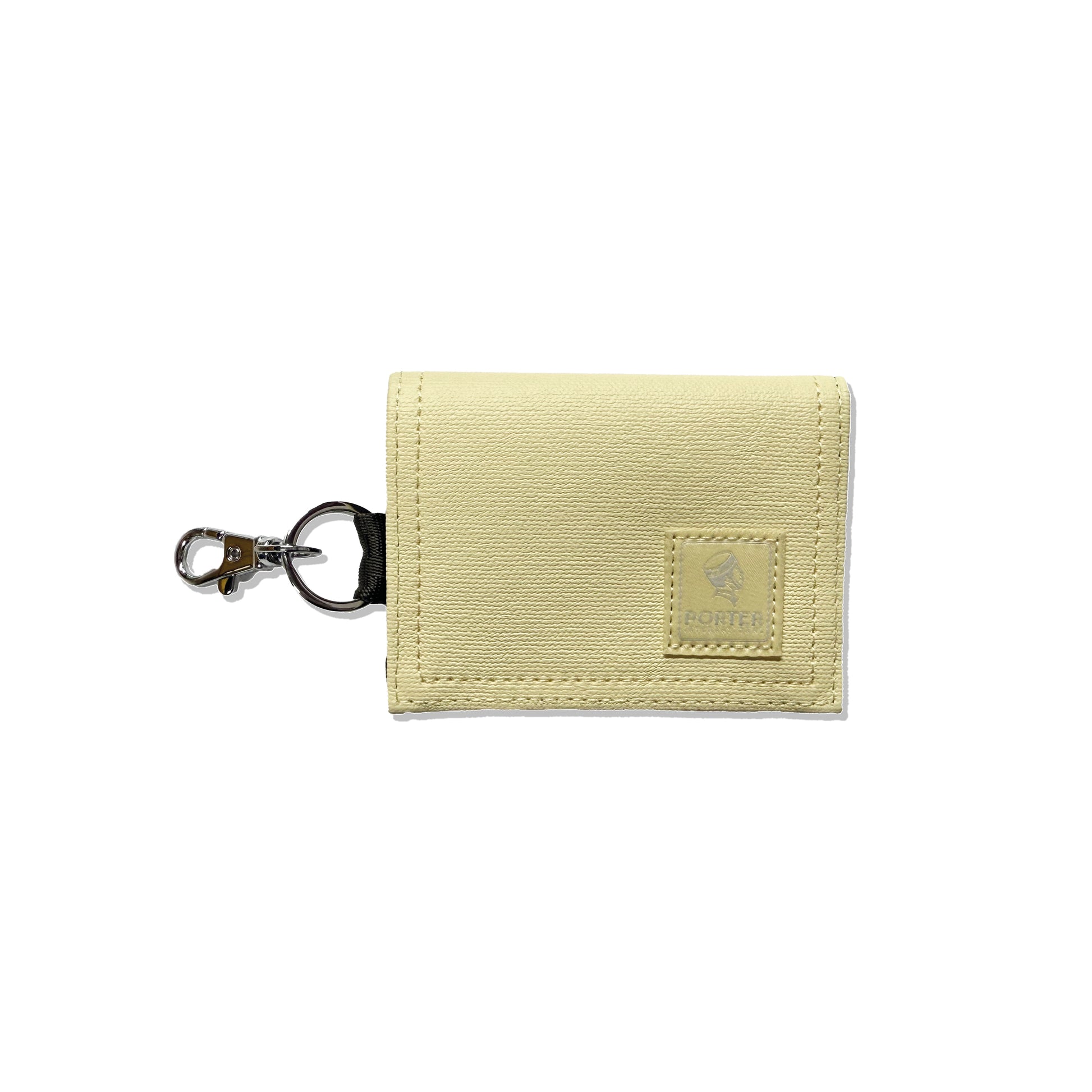 PORTER INTERNATIONAL Catch Coin Case Yellow coin pouch key ring compact wallet everyday carry accessory