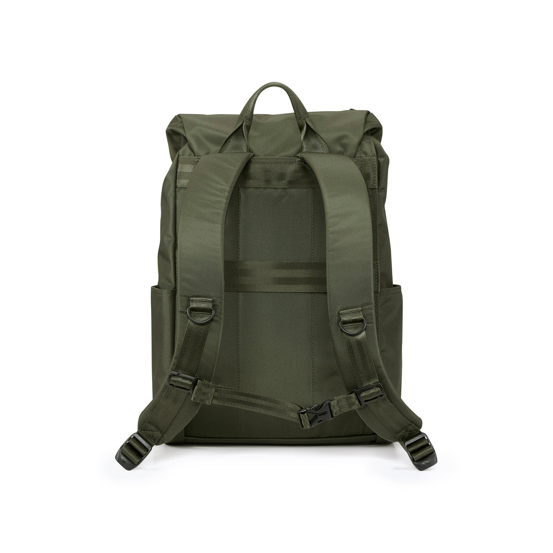 PORTER INTERNATIONAL Youngster Backpack 'Forest Green' - rear view