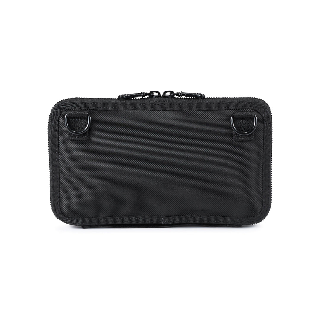 PORTER INTERNATIONAL New Heat Shoulder Bag 'Black' - rear view