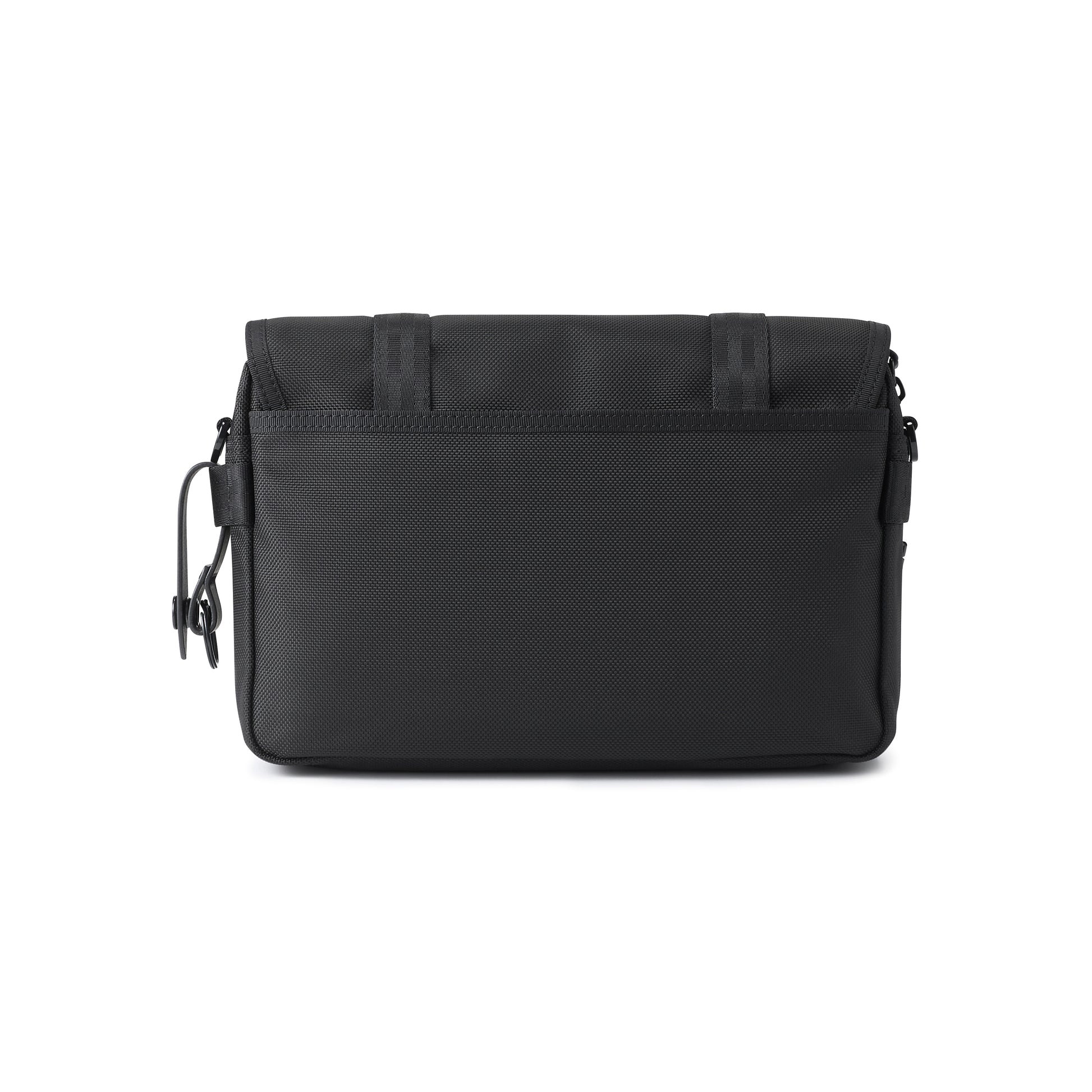 PORTER INTERNATIONAL New Heat Shoulder Bag Black tactical fabric crossbody bag flap closure multiple pockets adjustable strap