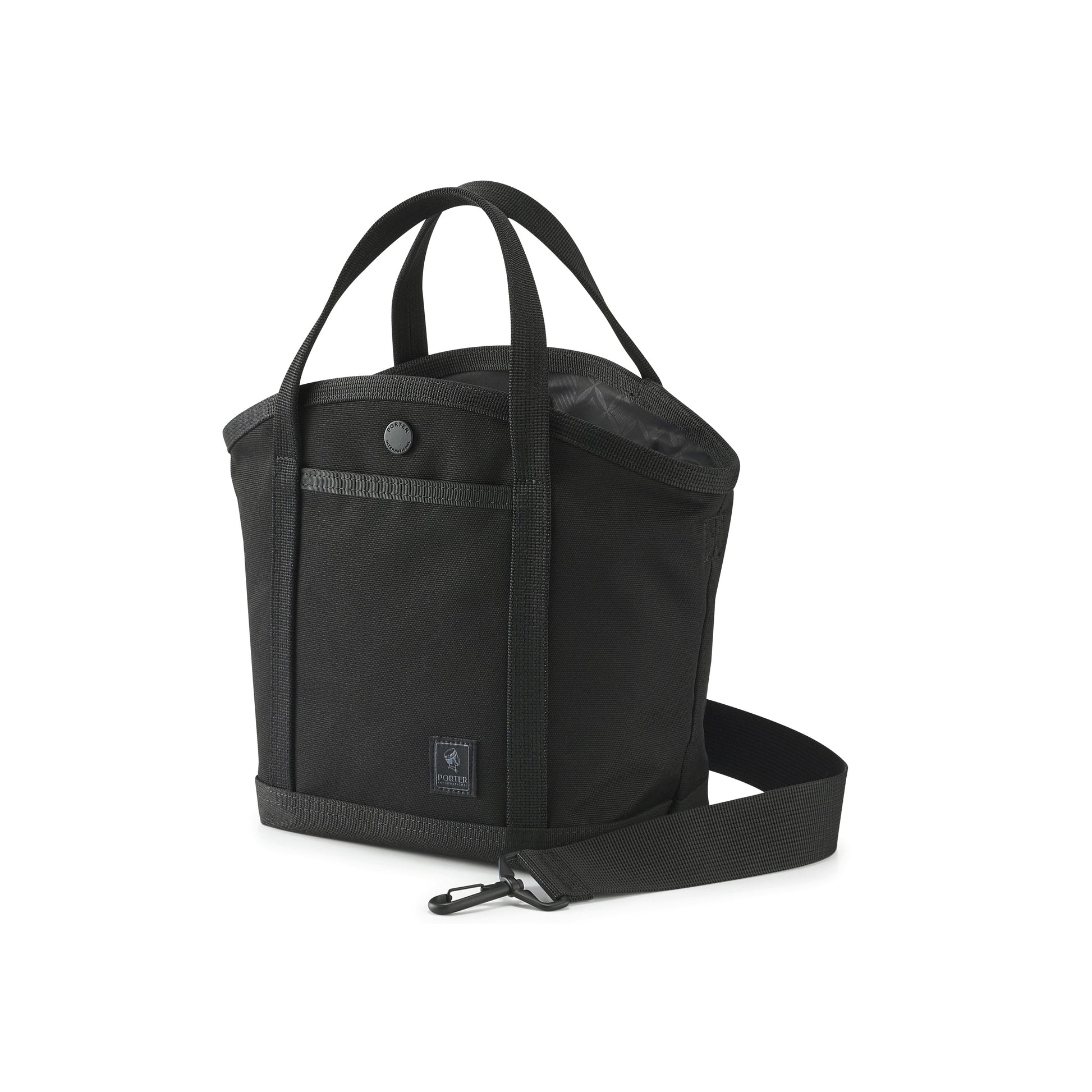 PORTER INTERNATIONAL Prime Handbag Black lightweight handbag adjustable strap utility casual everyday bag