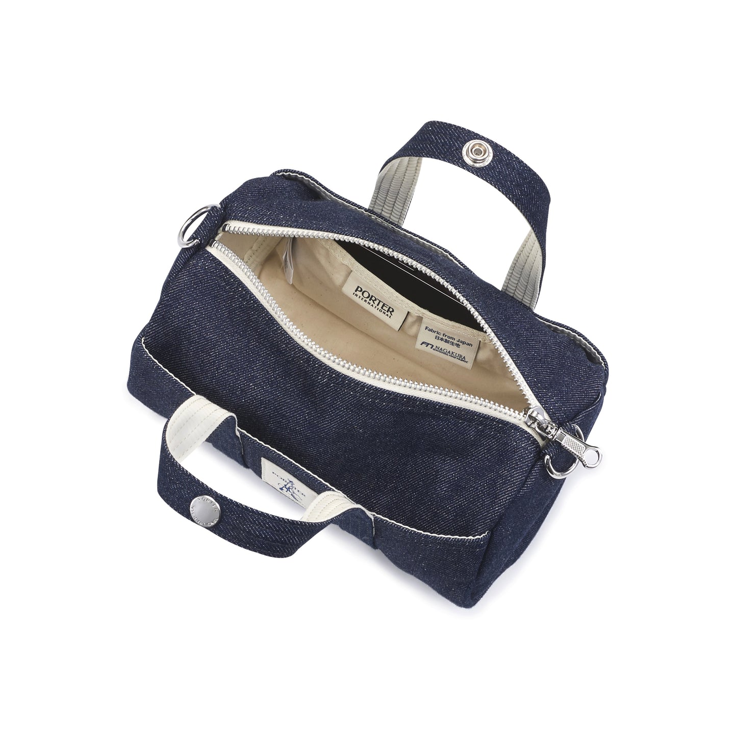 PORTER INTERNATIONAL Nimes Handbag (M) 'Navy'