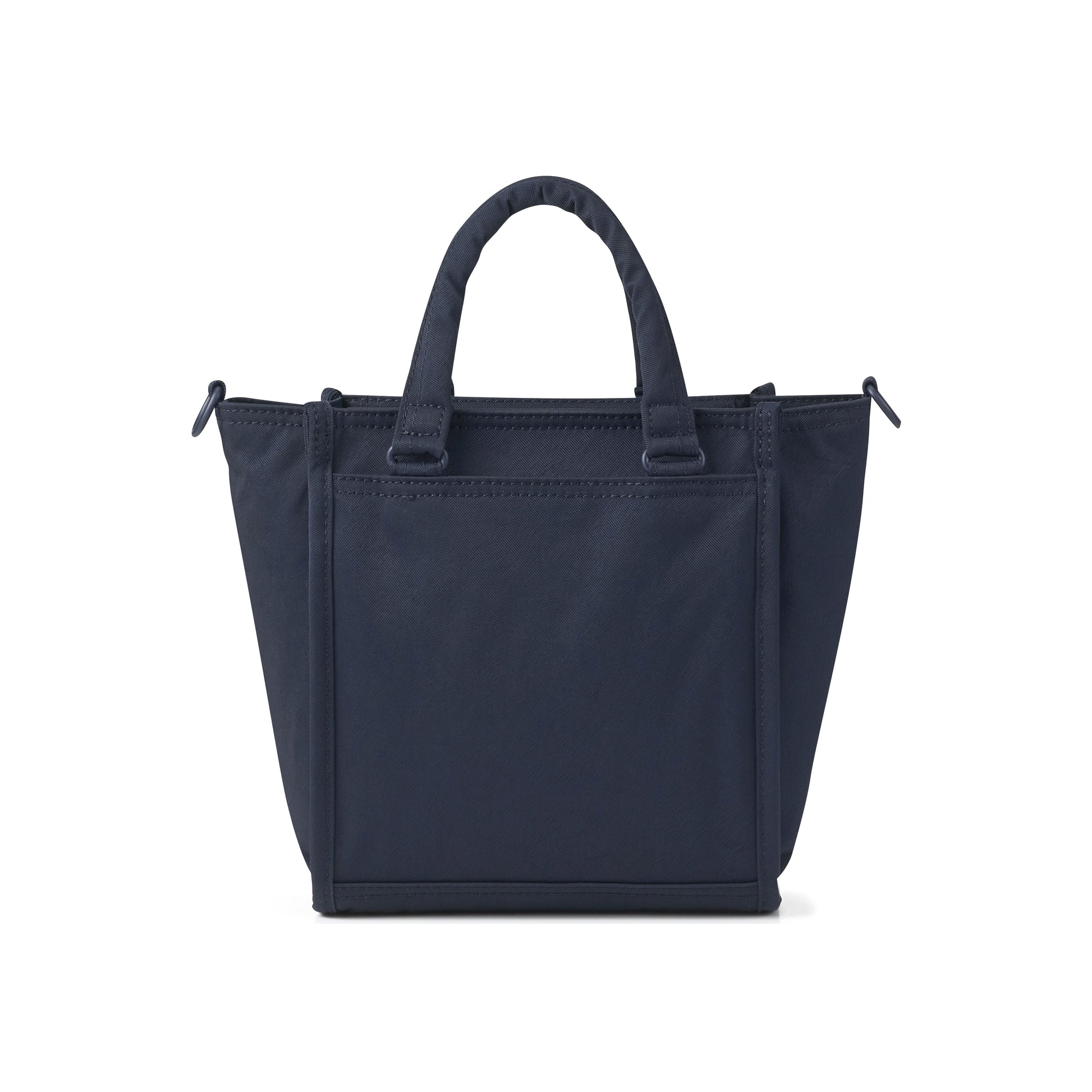 PORTER INTERNATIONAL Swing Handbag S Blue nylon shoulder bag top handle detachable strap structured design