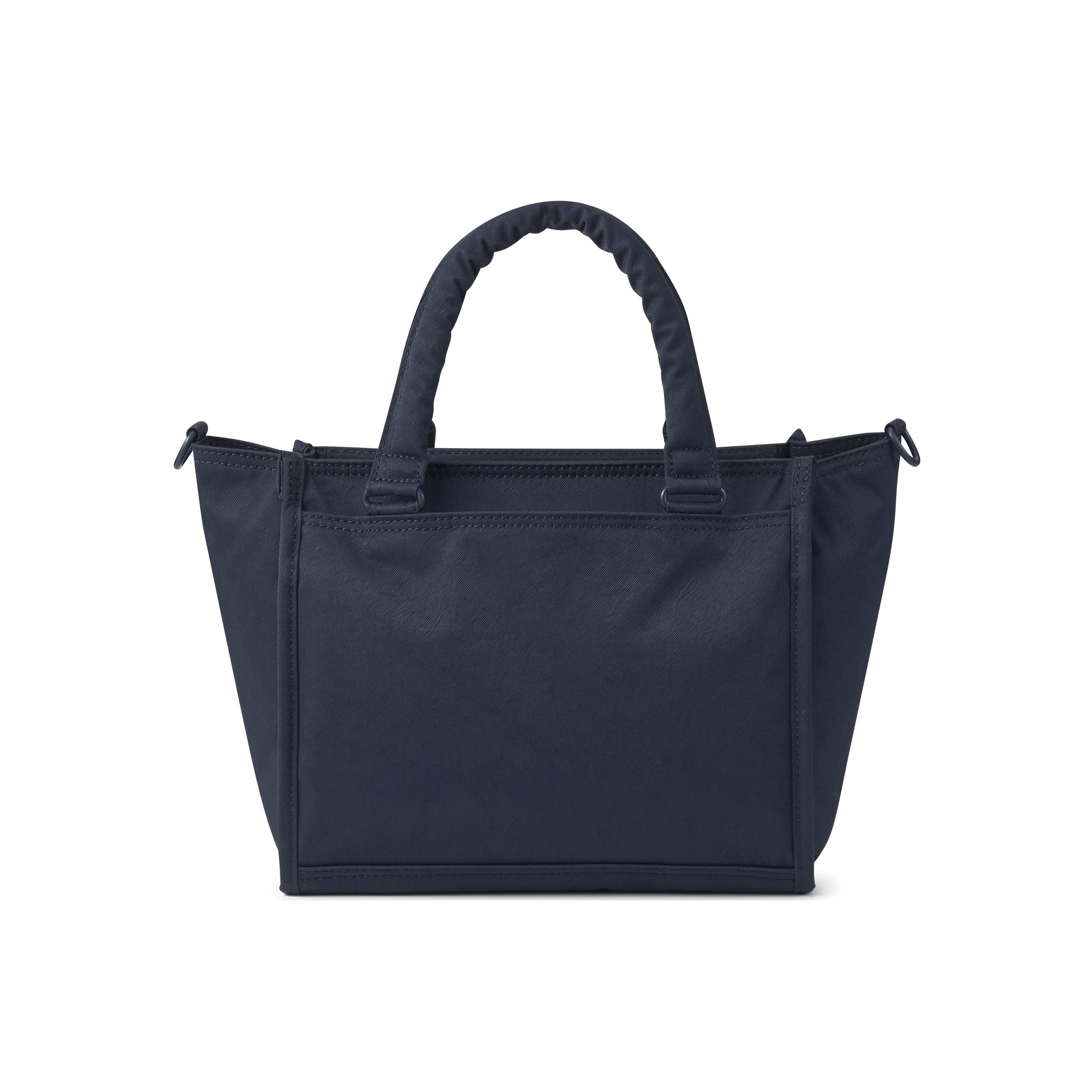 PORTER INTERNATIONAL Swing Handbag M Blue nylon shoulder bag top handle detachable strap structured design