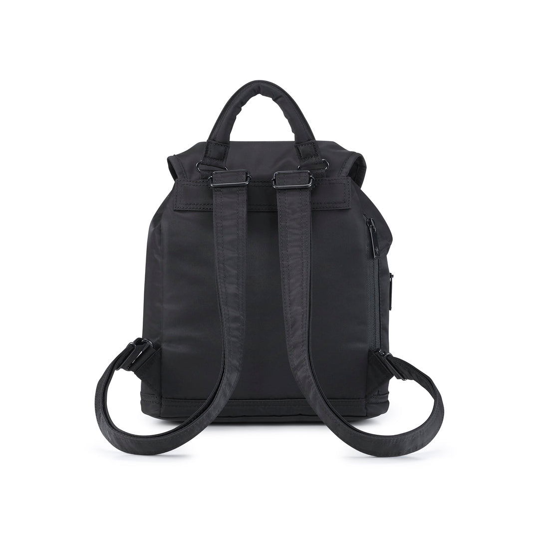 PORTER INTERNATIONAL Semi Backpack (S) 'Black' - rear view