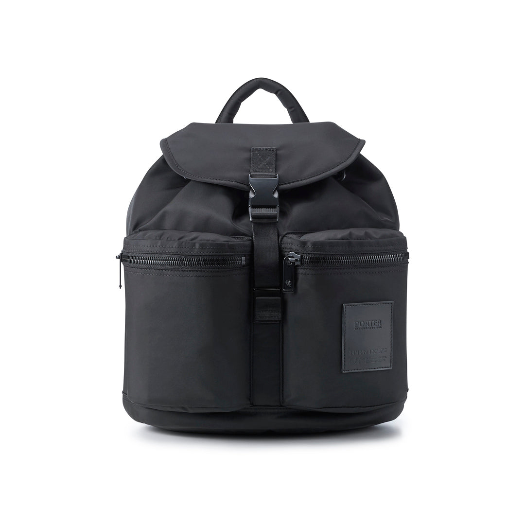 PORTER INTERNATIONAL Semi Backpack (M) 'Black' - front view