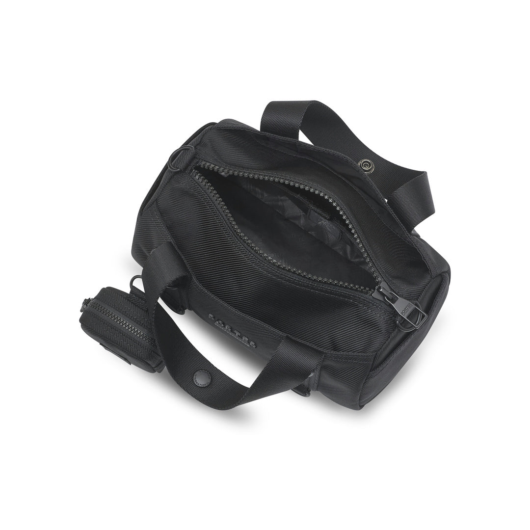 PORTER INTERNATIONAL Rollin Handbag S Black interior compartment view - SKU 11871-00101
