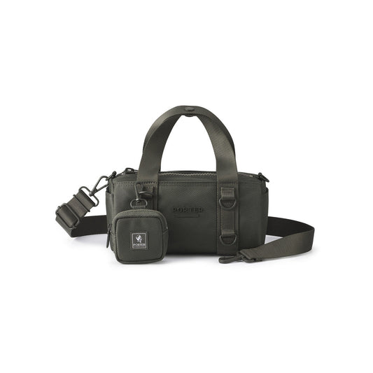 PORTER INTERNATIONAL Rollin Handbag S Grey front profile view - SKU 11871-00103