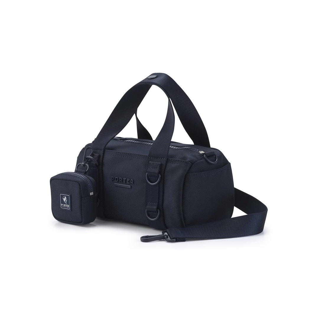 PORTER INTERNATIONAL Rollin Handbag S Blue angled view - SKU 11871-00105