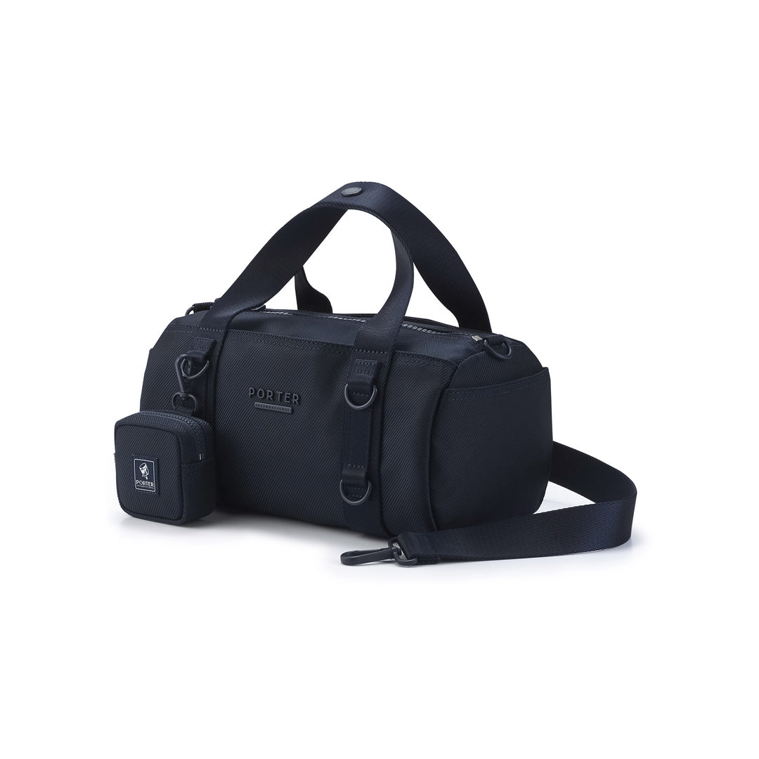 PORTER INTERNATIONAL Rollin Handbag M Blue angled view - SKU 11871-00205