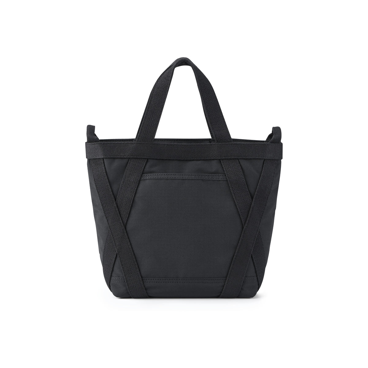 PORTER INTERNATIONAL Link Handbag S Black with top handles detachable shoulder strap and durable fabric construction