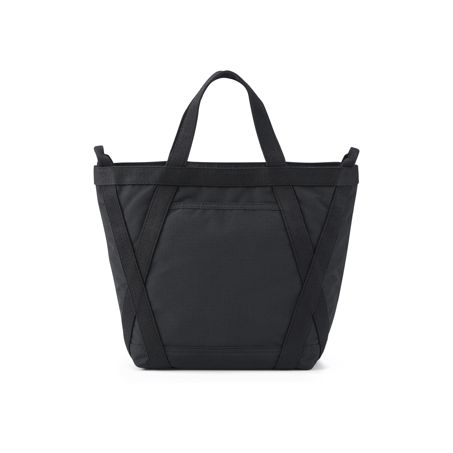 PORTER INTERNATIONAL Link Handbag M Black with top handles detachable shoulder strap and durable fabric construction