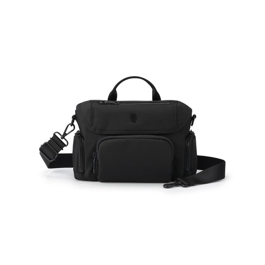 PORTER INTERNATIONAL Matrix Shoulder Bag (S) 'Black' - front view