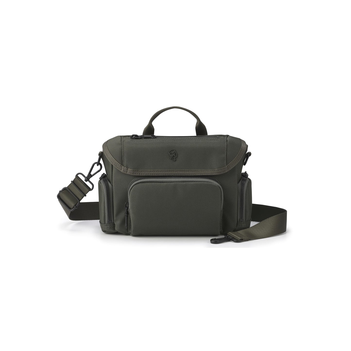 PORTER INTERNATIONAL Matrix Shoulder Bag S Grey utility shoulder bag adjustable strap compact everyday carry accessory