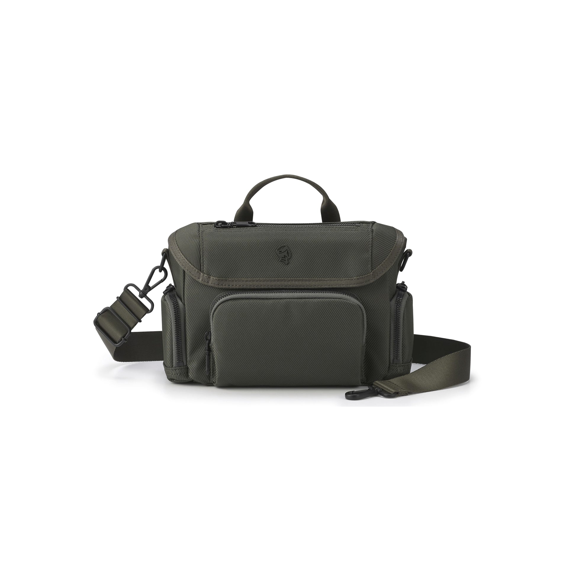 PORTER INTERNATIONAL Matrix Shoulder Bag S Grey utility shoulder bag adjustable strap compact everyday carry accessory