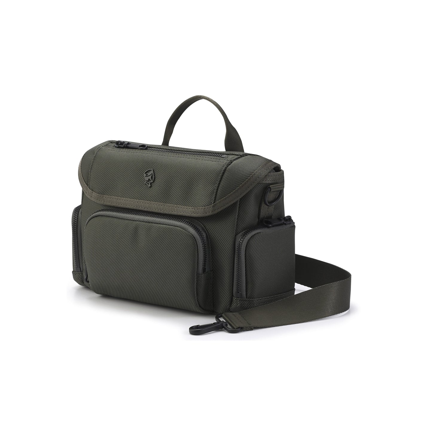 PORTER INTERNATIONAL Matrix Shoulder Bag S Grey utility shoulder bag adjustable strap compact everyday carry accessory