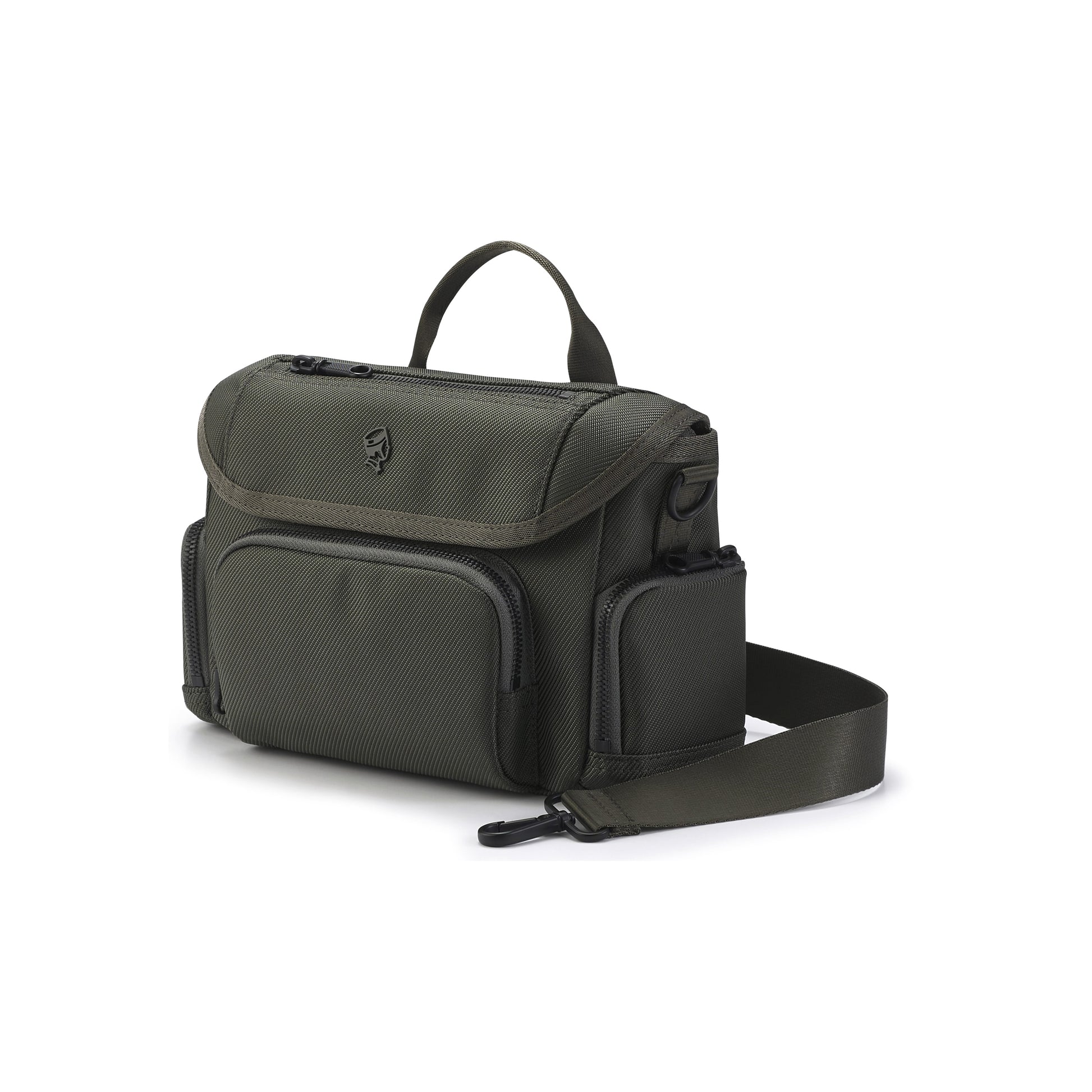 PORTER INTERNATIONAL Matrix Shoulder Bag S Grey utility shoulder bag adjustable strap compact everyday carry accessory