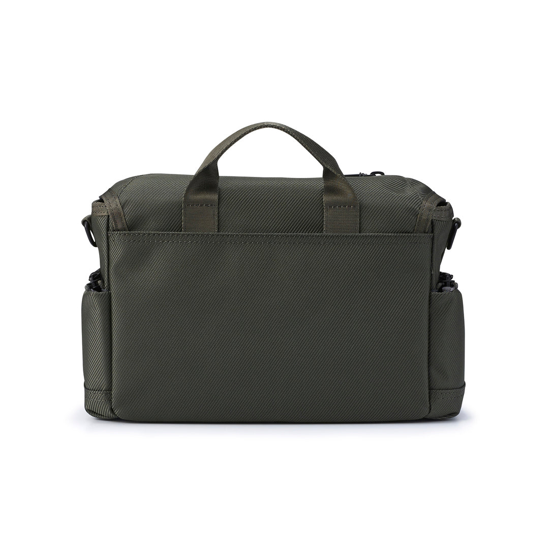 PORTER INTERNATIONAL Matrix Shoulder Bag (M) 'Grey' - rear view