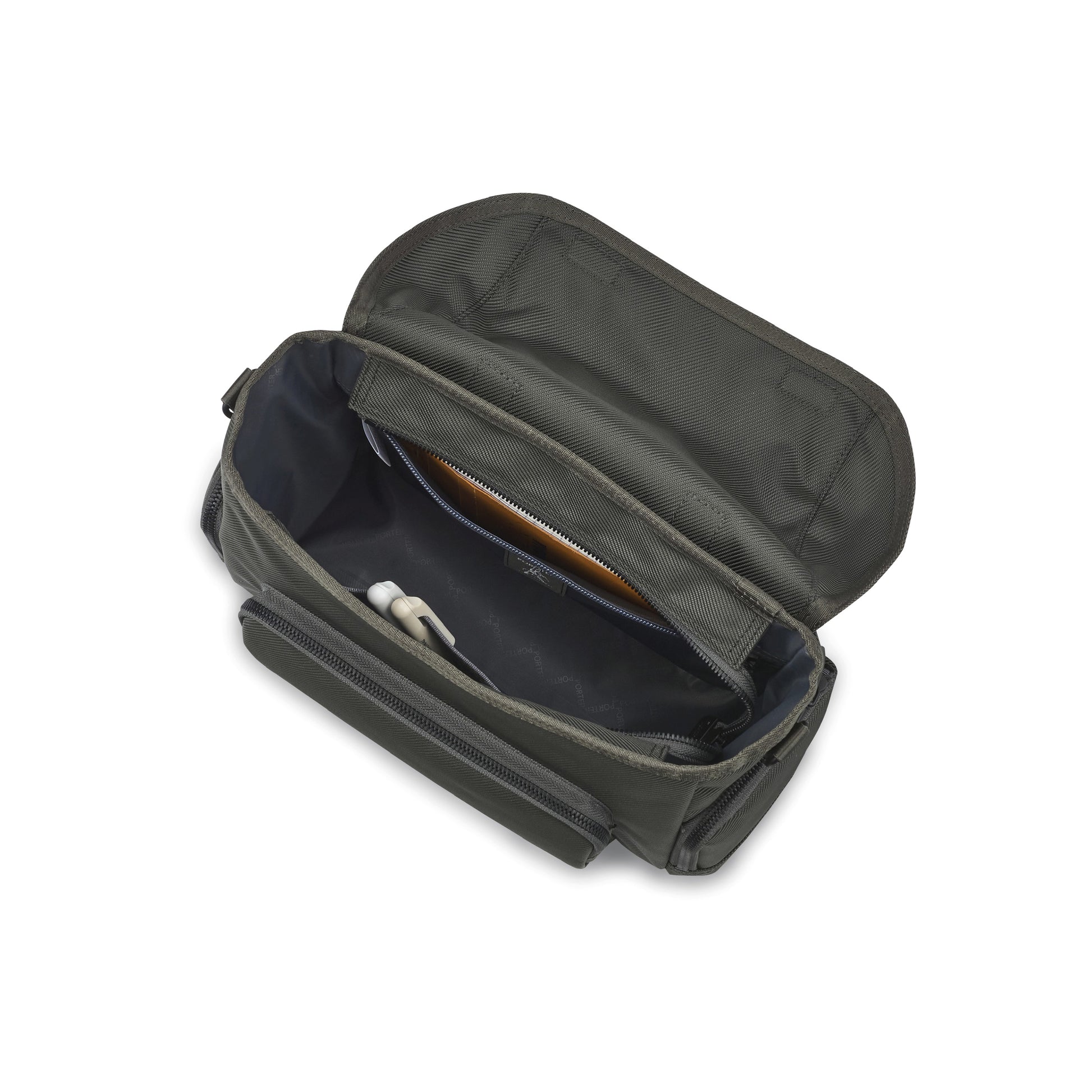 PORTER INTERNATIONAL Matrix Shoulder Bag L Grey utility shoulder bag adjustable strap spacious everyday carry accessory