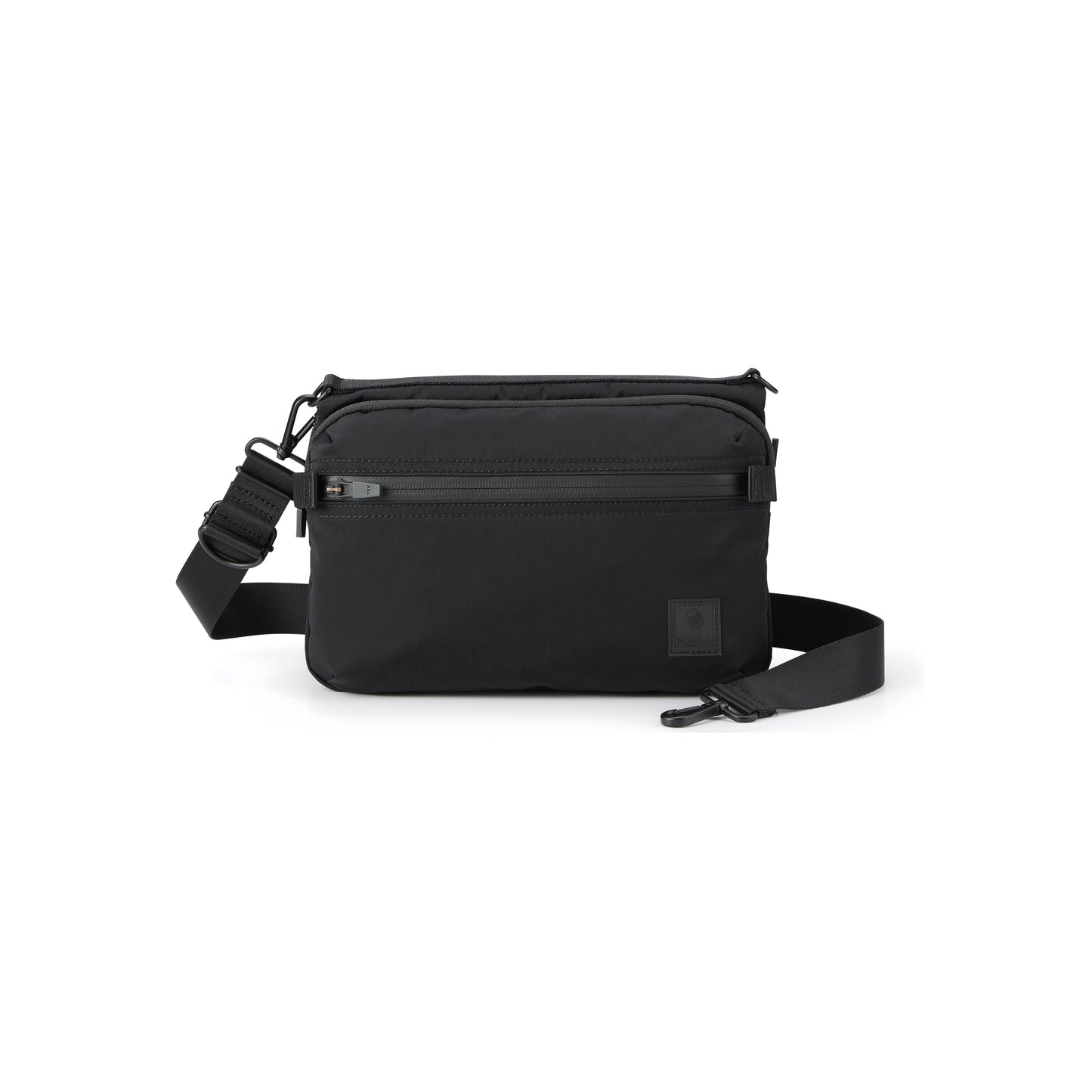 PORTER INTERNATIONAL Venture Shoulder Bag Black shoulder bag utility design adjustable strap lightweight everyday carry accessory