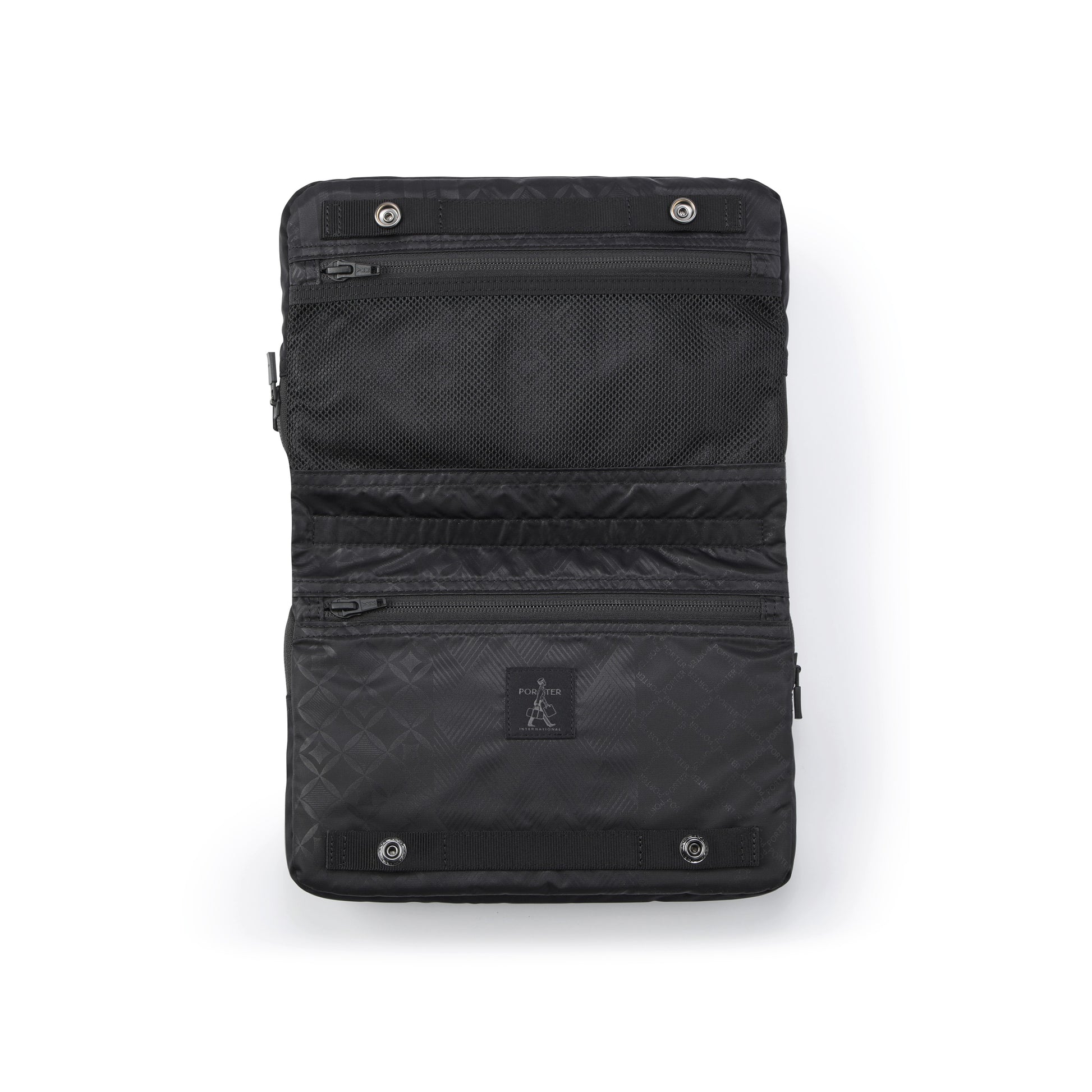 PORTER INTERNATIONAL Venture Shoulder Bag Black shoulder bag utility design adjustable strap lightweight everyday carry accessory