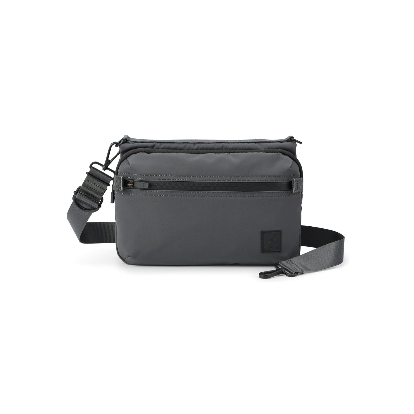PORTER INTERNATIONAL Venture Shoulder Bag Ash Grey shoulder bag utility design adjustable strap lightweight everyday carry accessory
