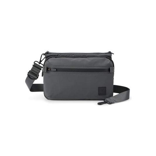 PORTER INTERNATIONAL Venture Shoulder Bag Ash Grey shoulder bag utility design adjustable strap lightweight everyday carry accessory