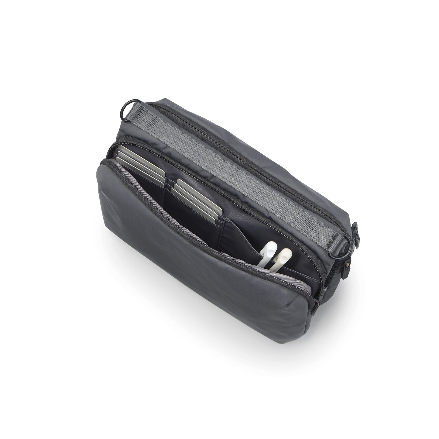 PORTER INTERNATIONAL Venture Shoulder Bag Ash Grey shoulder bag utility design adjustable strap lightweight everyday carry accessory