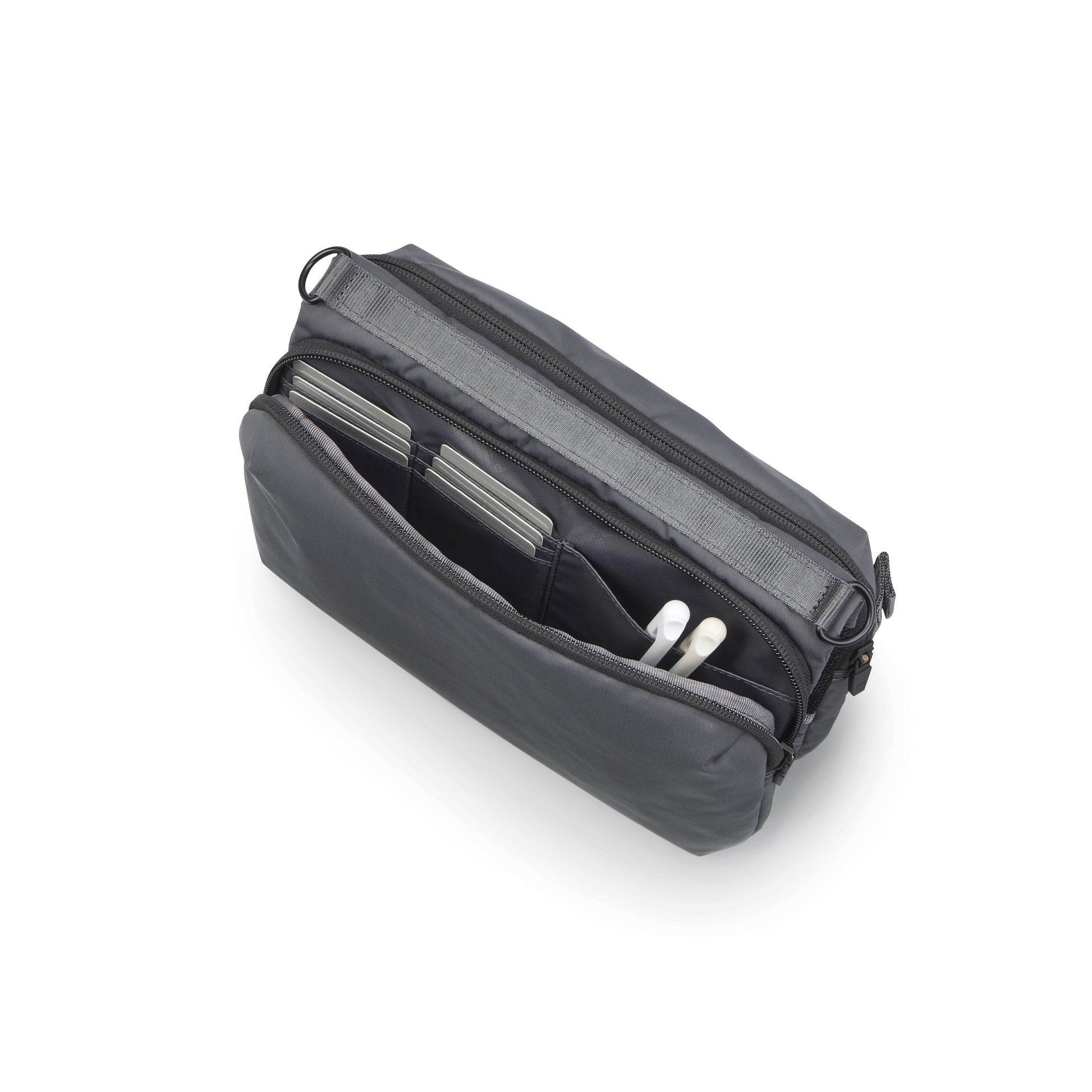 PORTER INTERNATIONAL Venture Shoulder Bag Ash Grey shoulder bag utility design adjustable strap lightweight everyday carry accessory