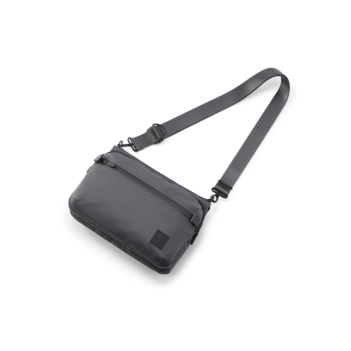 PORTER INTERNATIONAL Venture Shoulder Bag Ash Grey shoulder bag utility design adjustable strap lightweight everyday carry accessory