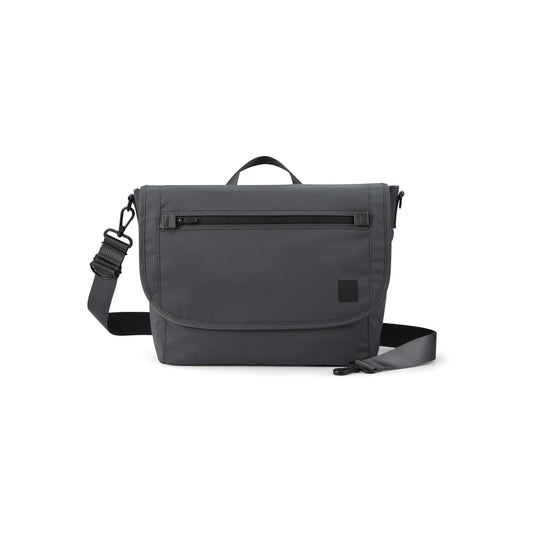 PORTER INTERNATIONAL Venture Messenger Ash Grey messenger bag utility design adjustable strap spacious everyday carry bag