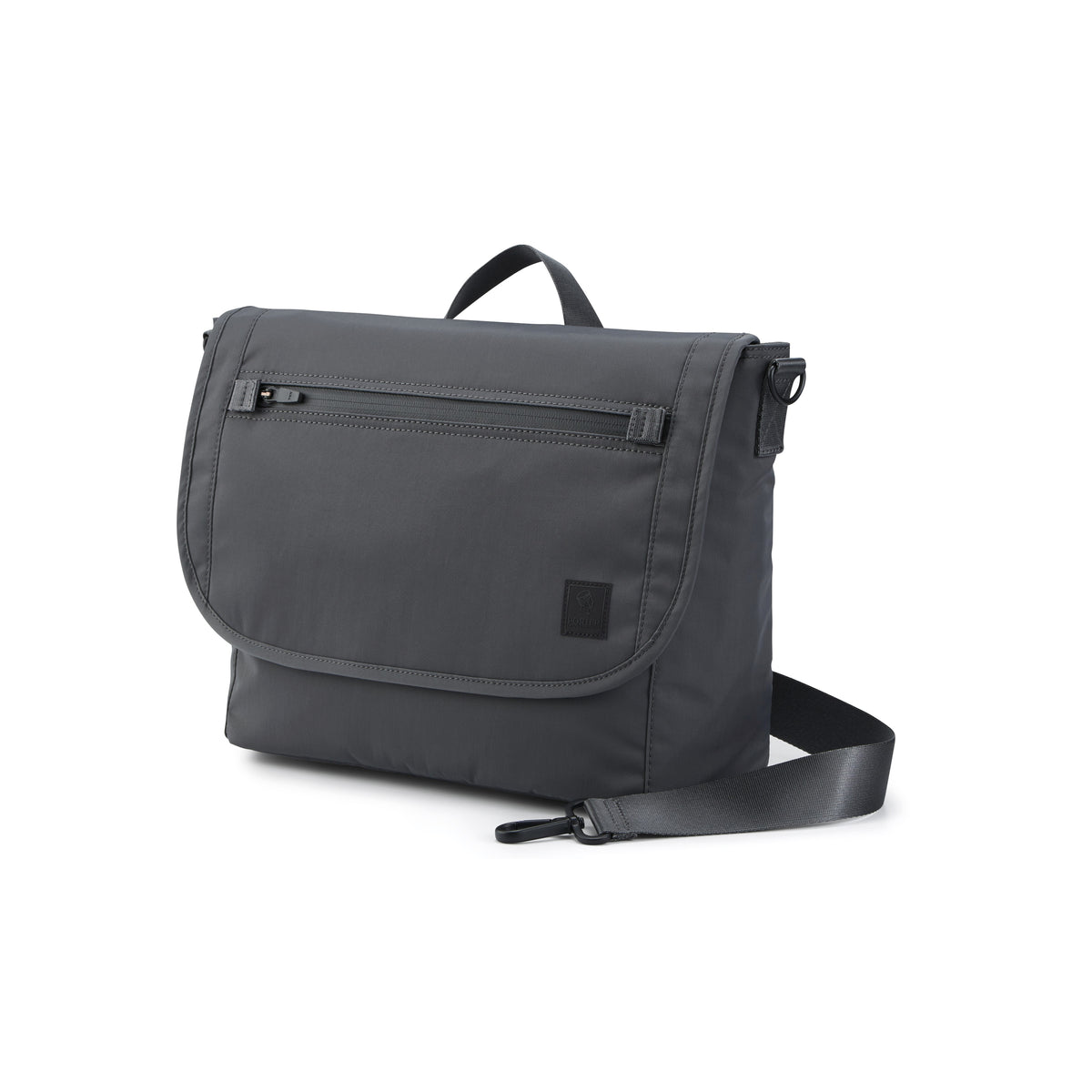 PORTER INTERNATIONAL Venture Messenger Ash Grey messenger bag utility design adjustable strap spacious everyday carry bag