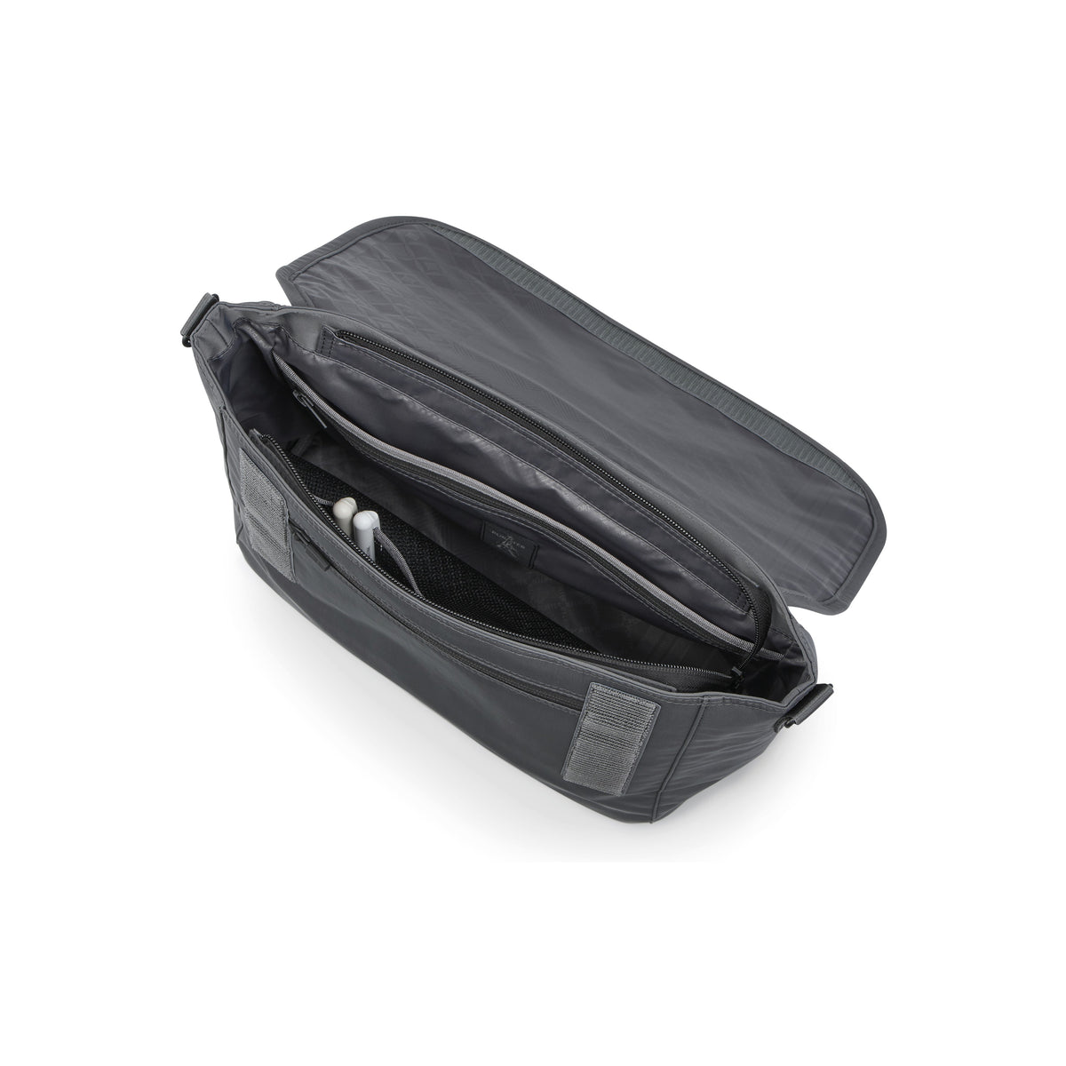 PORTER INTERNATIONAL Venture Messenger Ash Grey messenger bag utility design adjustable strap spacious everyday carry bag