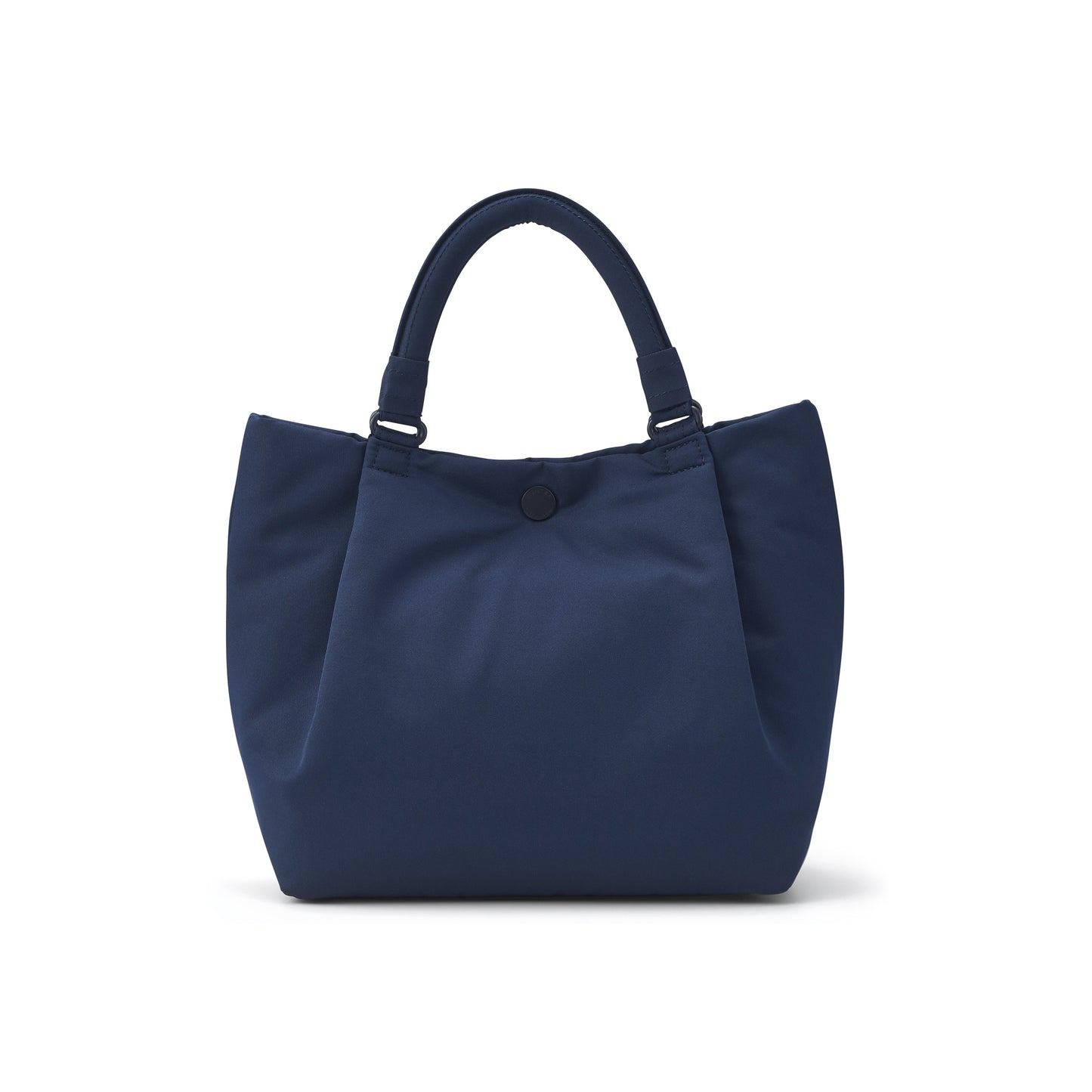 PORTER INTERNATIONAL Cush Handbag Navy Blue lightweight handbag minimalist design adjustable strap everyday carry bag