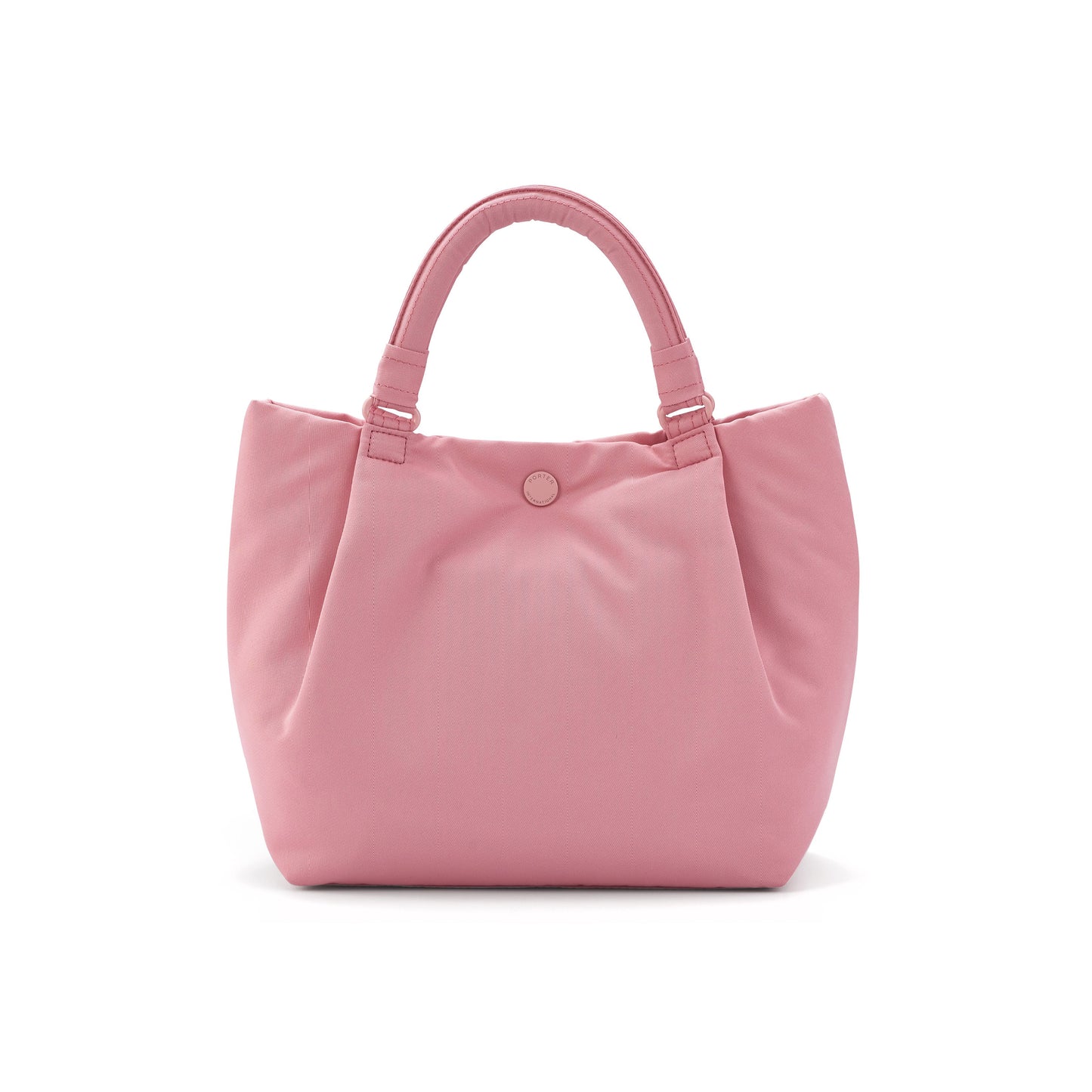 PORTER INTERNATIONAL Cush Handbag Pink lightweight handbag minimalist design adjustable strap everyday carry bag