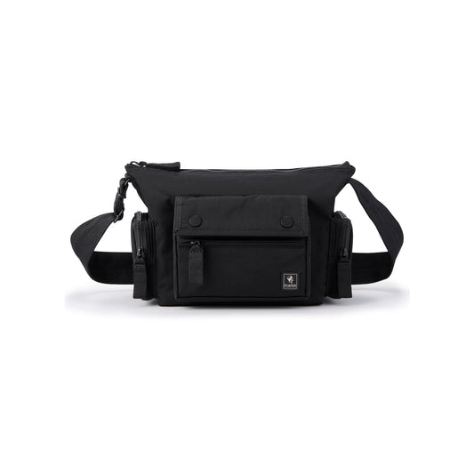 PORTER INTERNATIONAL Anchor Shoulder Bag (S) 'Black' - front view