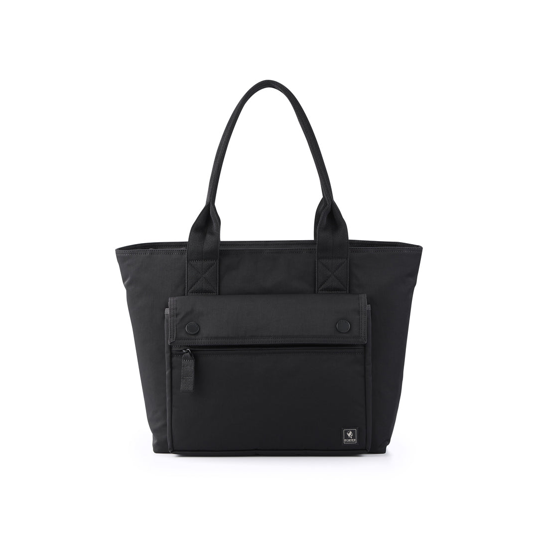 PORTER INTERNATIONAL Anchor Tote (M) 'Black' - front view