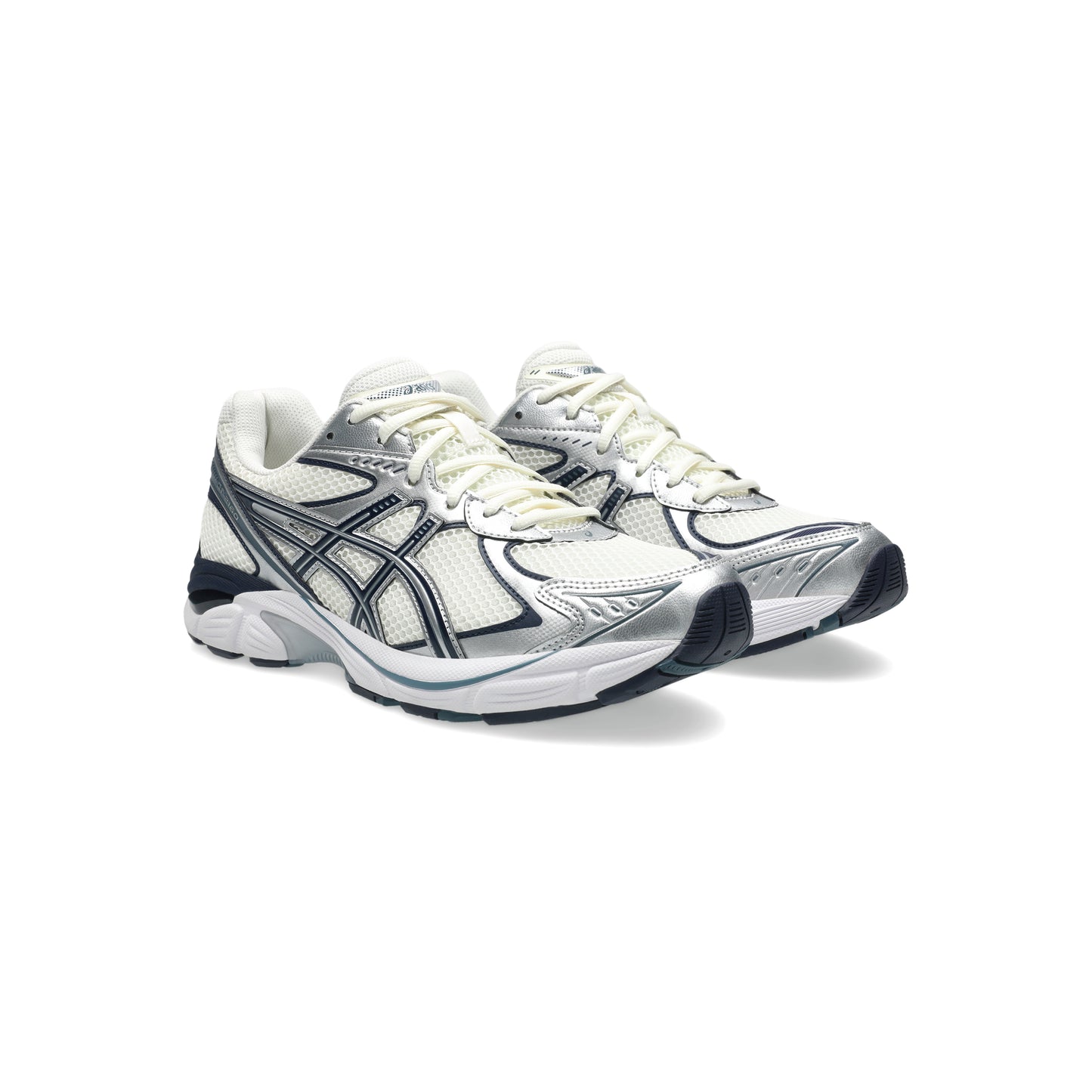 ASICS GT-2160 Cream Raw Indigo sneaker with GEL cushioning breathable mesh upper and retro running design