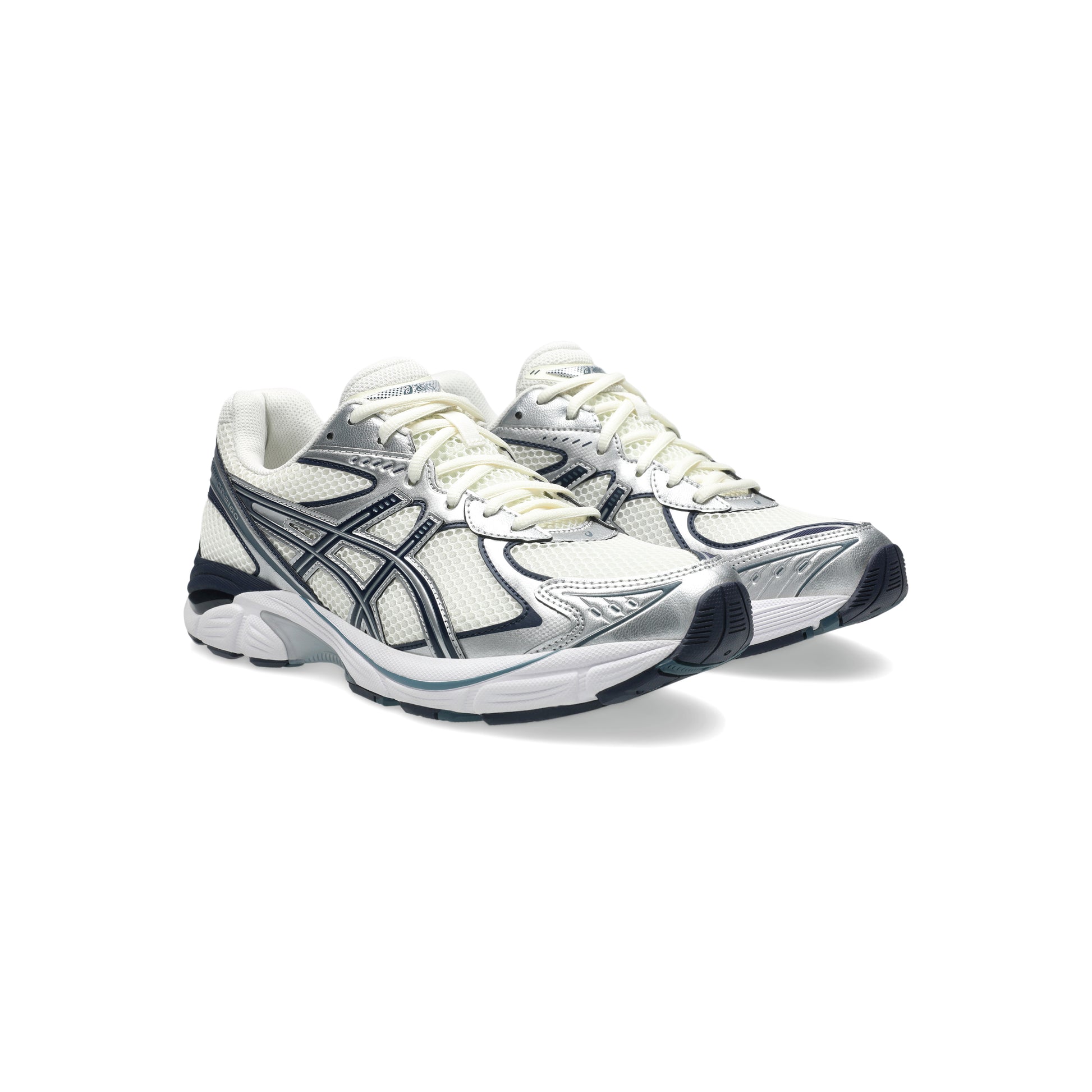ASICS GT-2160 Cream Raw Indigo sneaker with GEL cushioning breathable mesh upper and retro running design