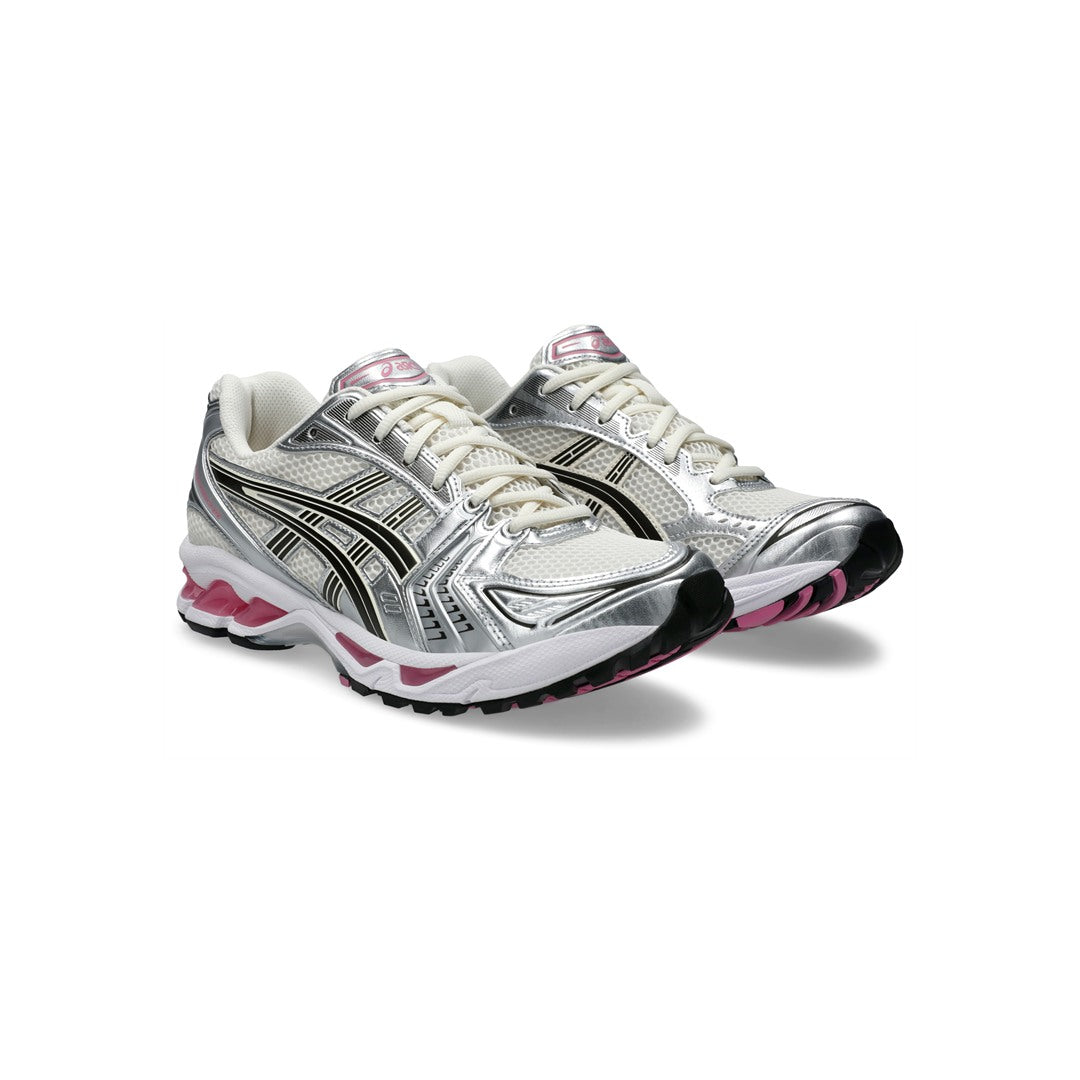 ASICS GEL-KAYANO 14 Cream Sweet Pink front angle sneakers