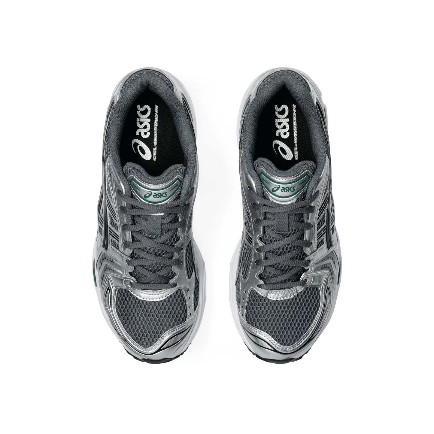 Asics Gel-Kayano 14 Metropolis Jasper Green running shoes with GEL™ cushioning and durable rubber outsole