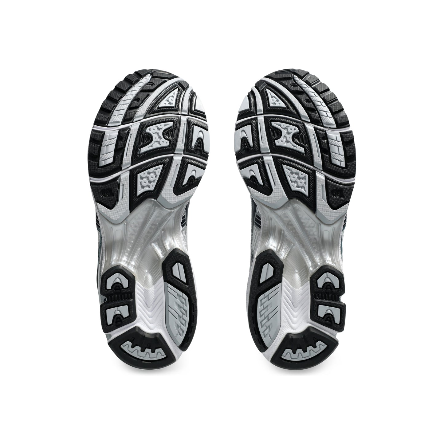 Asics GEL-Kayano 14 White/Fjord Grey running shoes with GEL™ cushioning and durable outsole