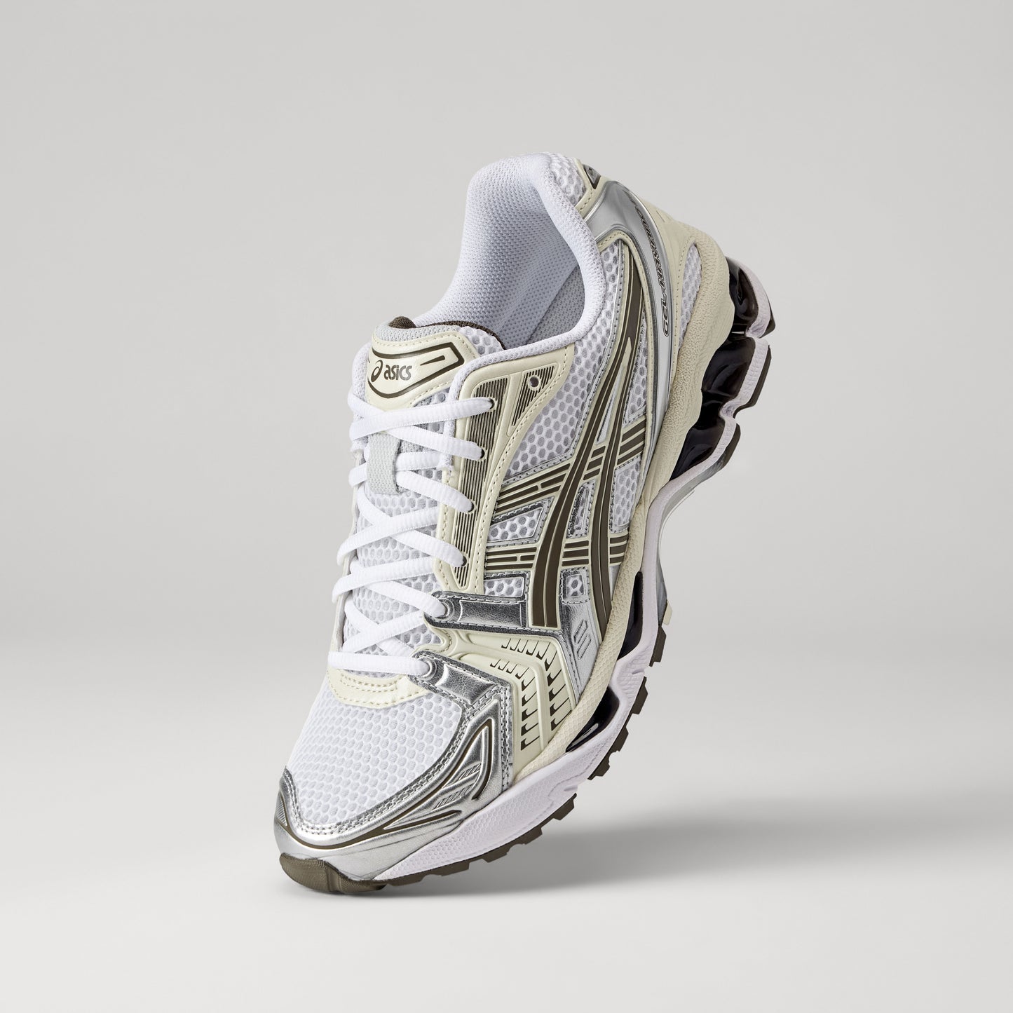 ASICS GEL-KAYANO 14 White Ivory running sneaker with GEL cushioning