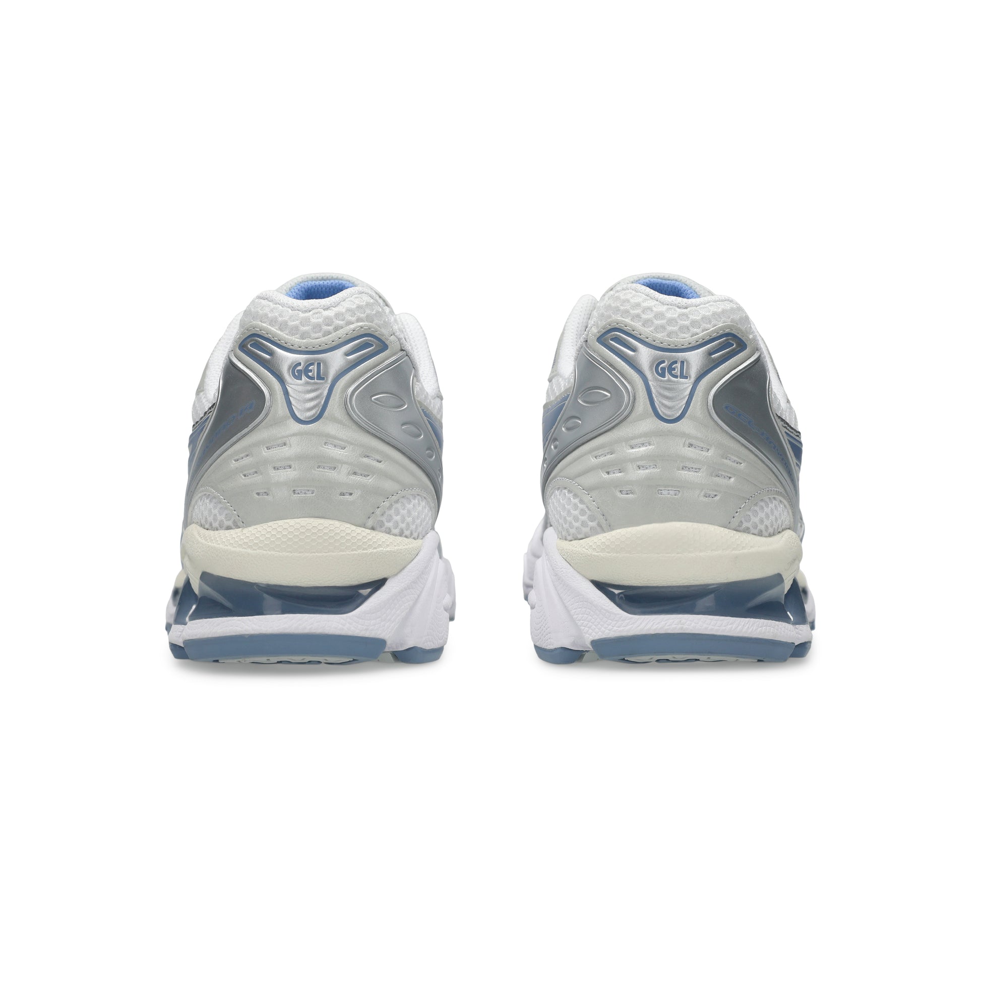 ASICS GEL-KAYANO 14 White Light Navy lifestyle running shoes GEL cushioning silver mesh retro sneaker everyday wear