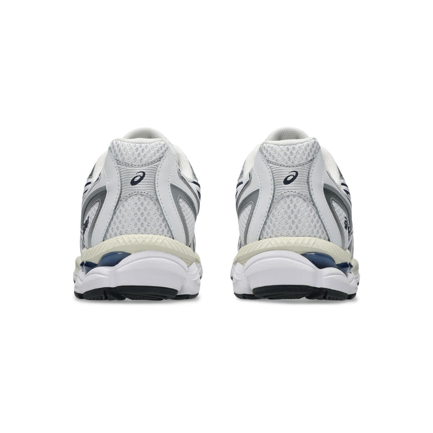 ASICS GEL-NYC 2055 White Midnight sneaker with GEL cushioning breathable mesh upper and retro running design