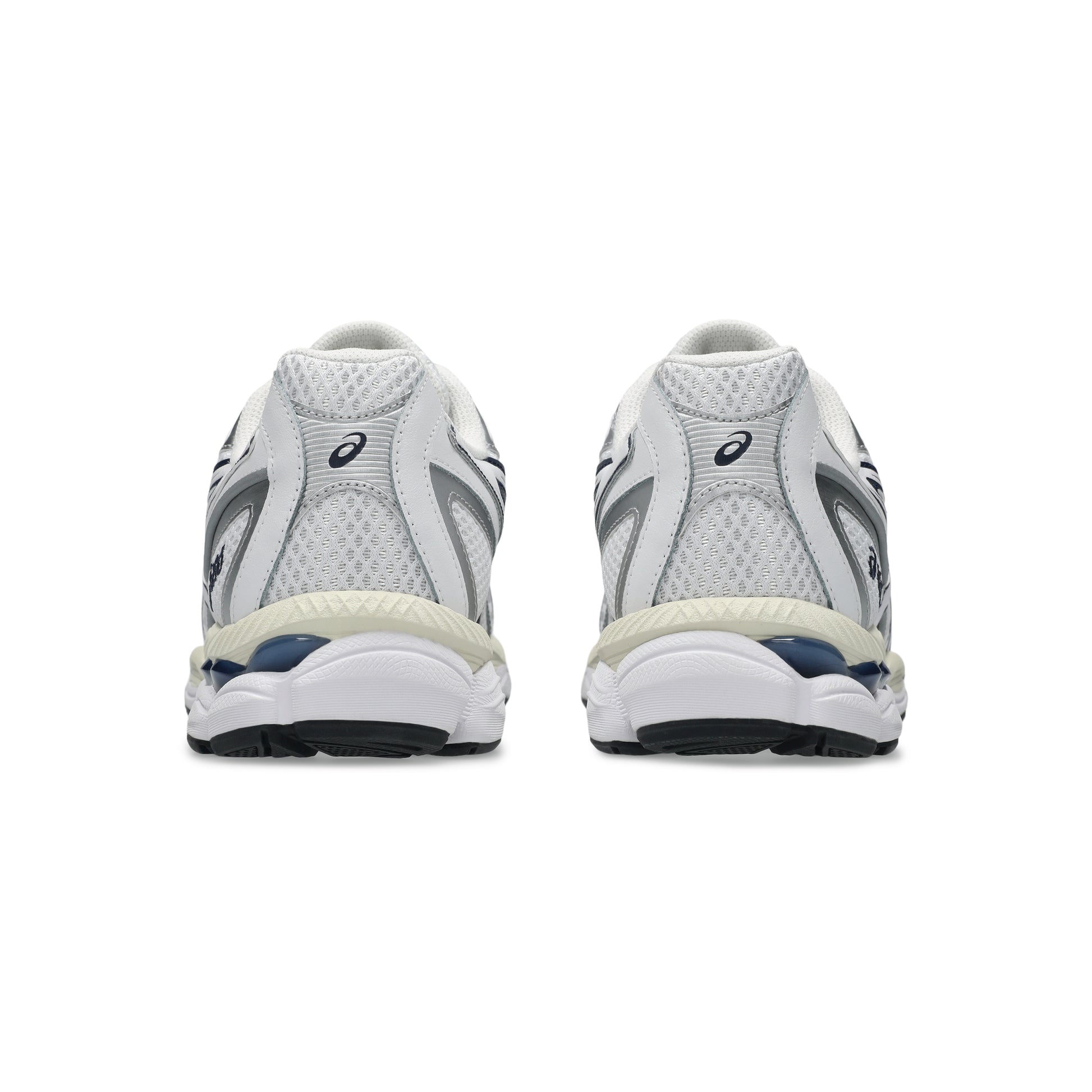 ASICS GEL-NYC 2055 White Midnight sneaker with GEL cushioning breathable mesh upper and retro running design