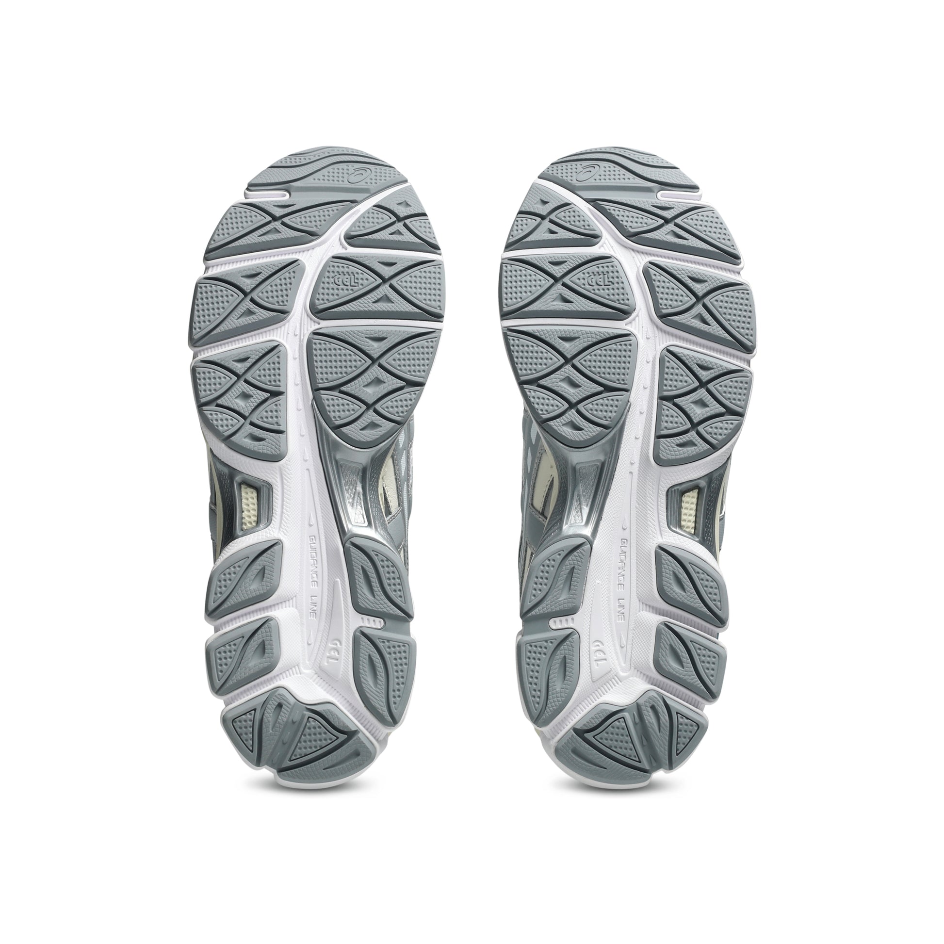 Asics GEL-NYC 2055 White Piedmont Grey running shoes with GEL™ cushioning and rubber outsole