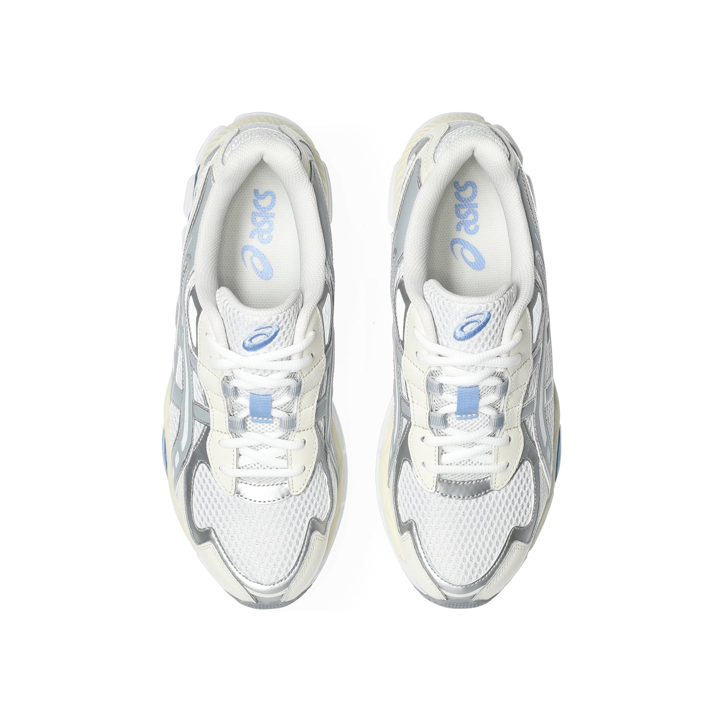Asics GEL-NYC 2055 White Piedmont Grey running shoes with GEL™ cushioning and rubber outsole