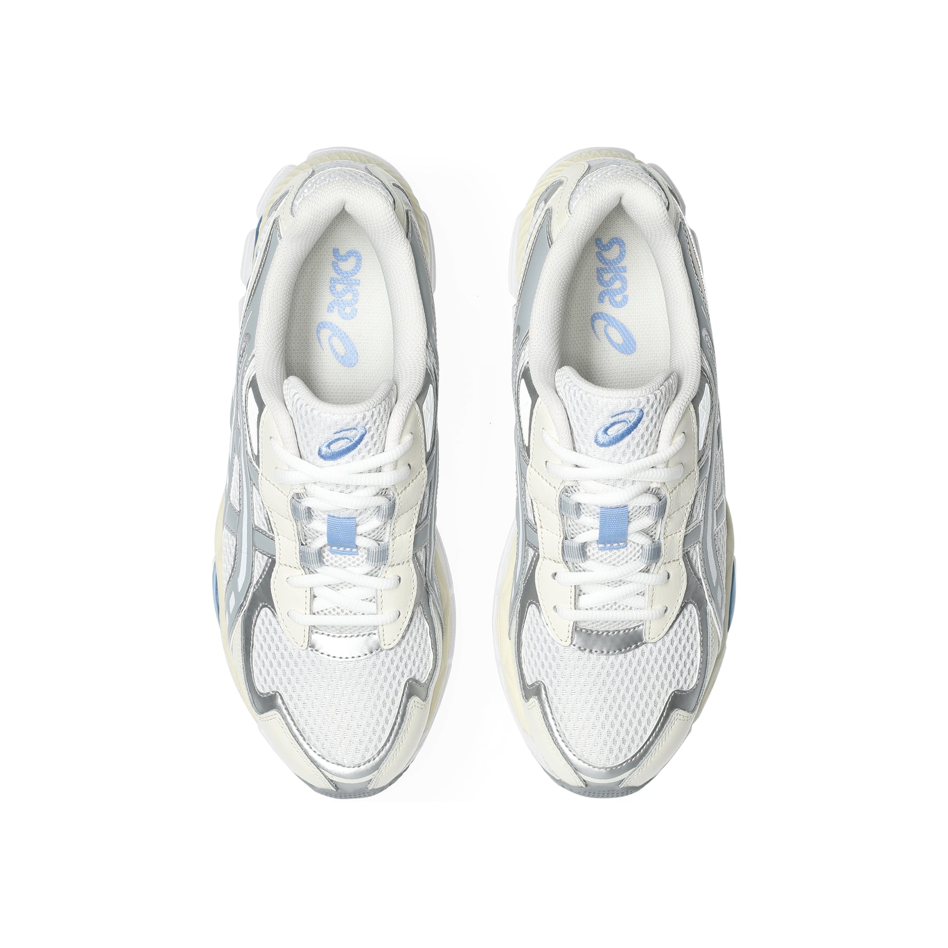 Asics GEL-NYC 2055 White Piedmont Grey running shoes with GEL™ cushioning and rubber outsole